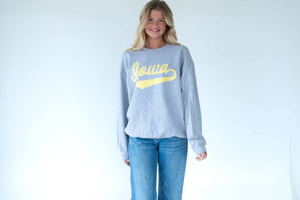 H. Flynn Polka Dot Iowa Hawkeyes Sweatshirt