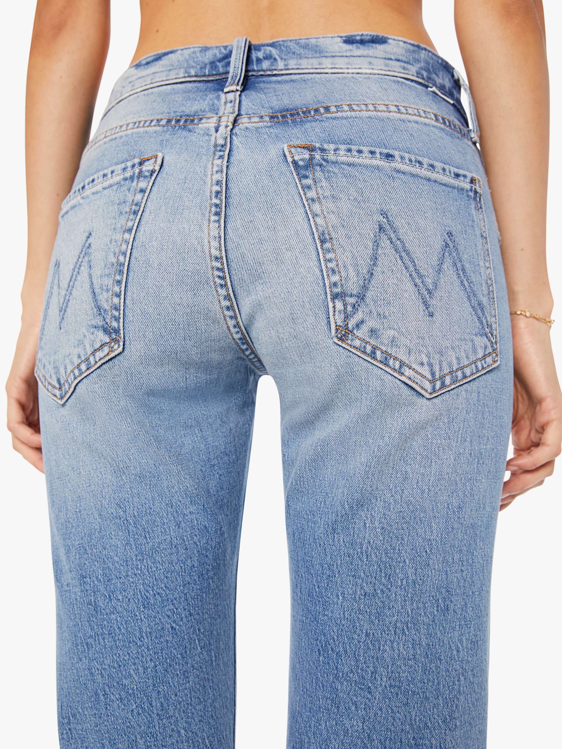 Mother Denim Mid Rise Hiker Hover 10714-1728