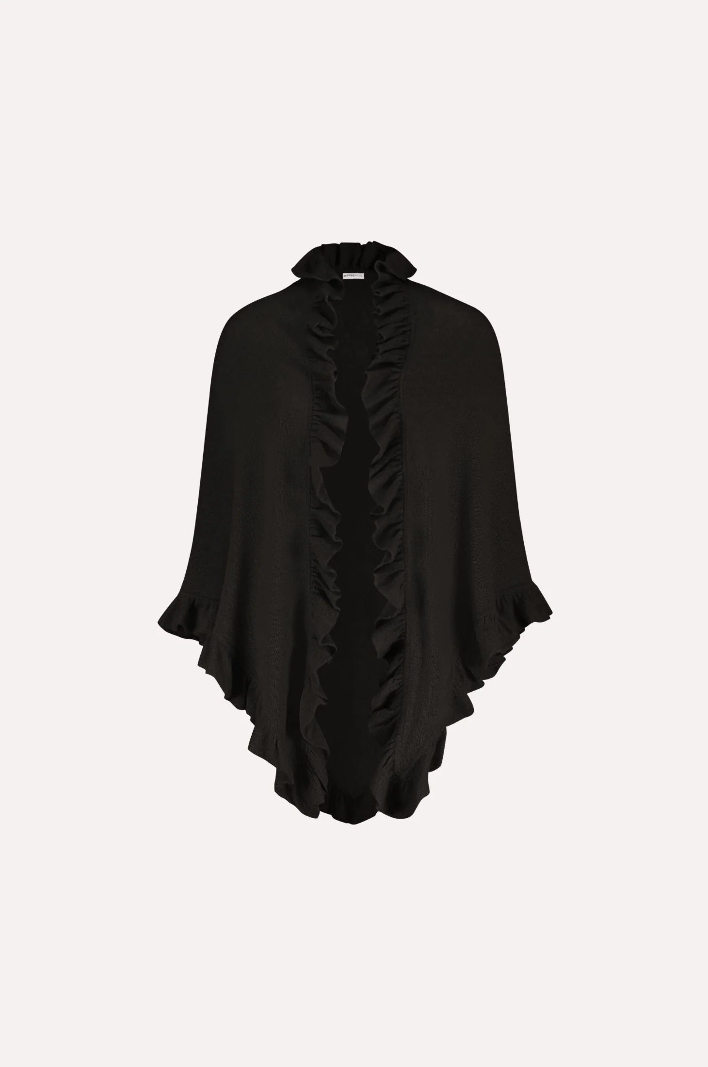 Minnie Rose Cashmere Ruffle Shawl YR0709