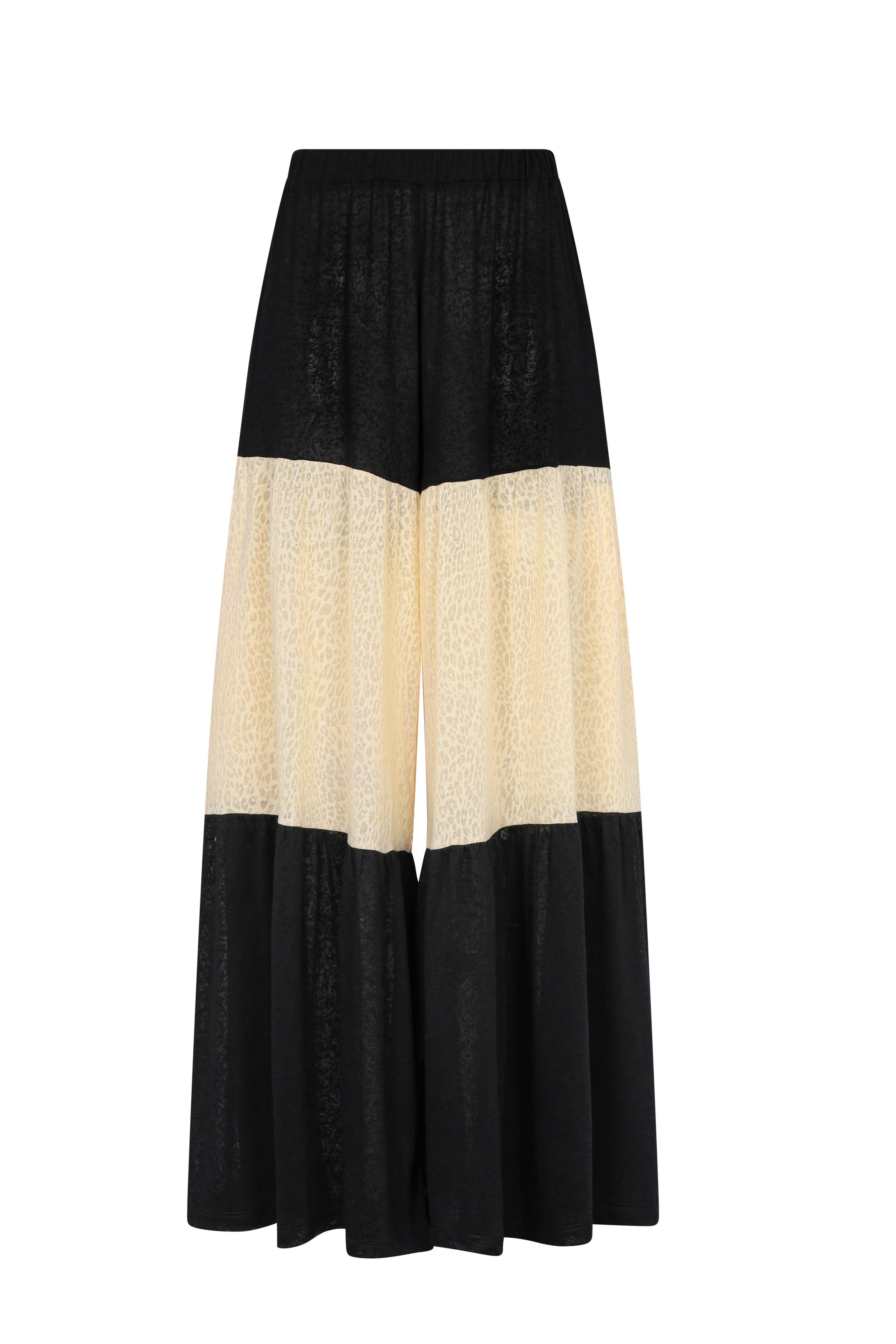 Pitusa Colorblock Palazzo Pants