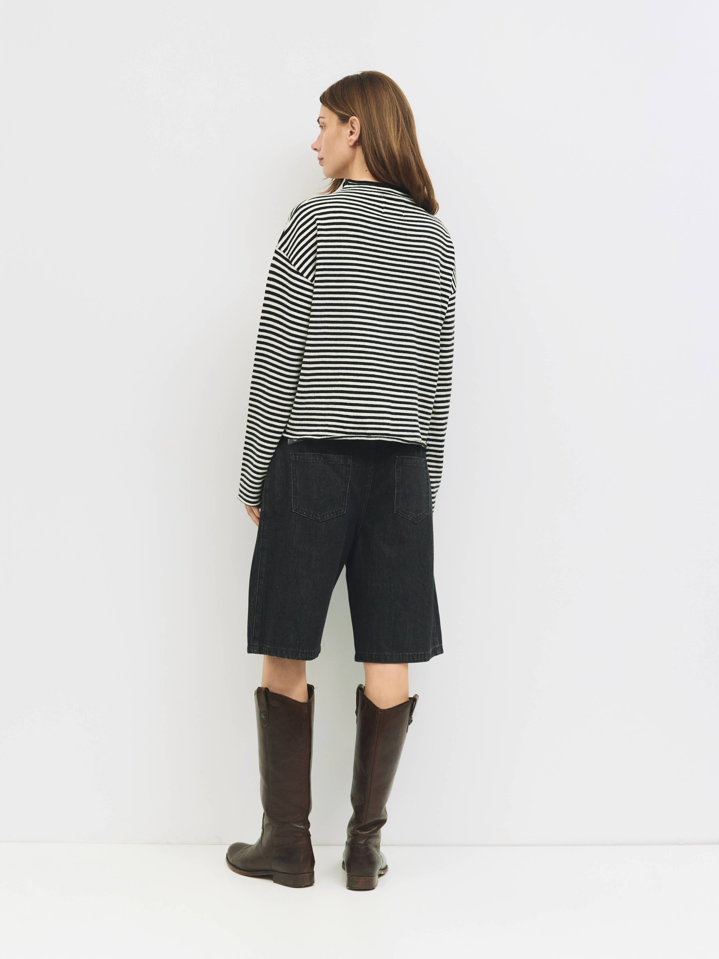 Mod Ref The Elisa Striped Button-Down Cardigan