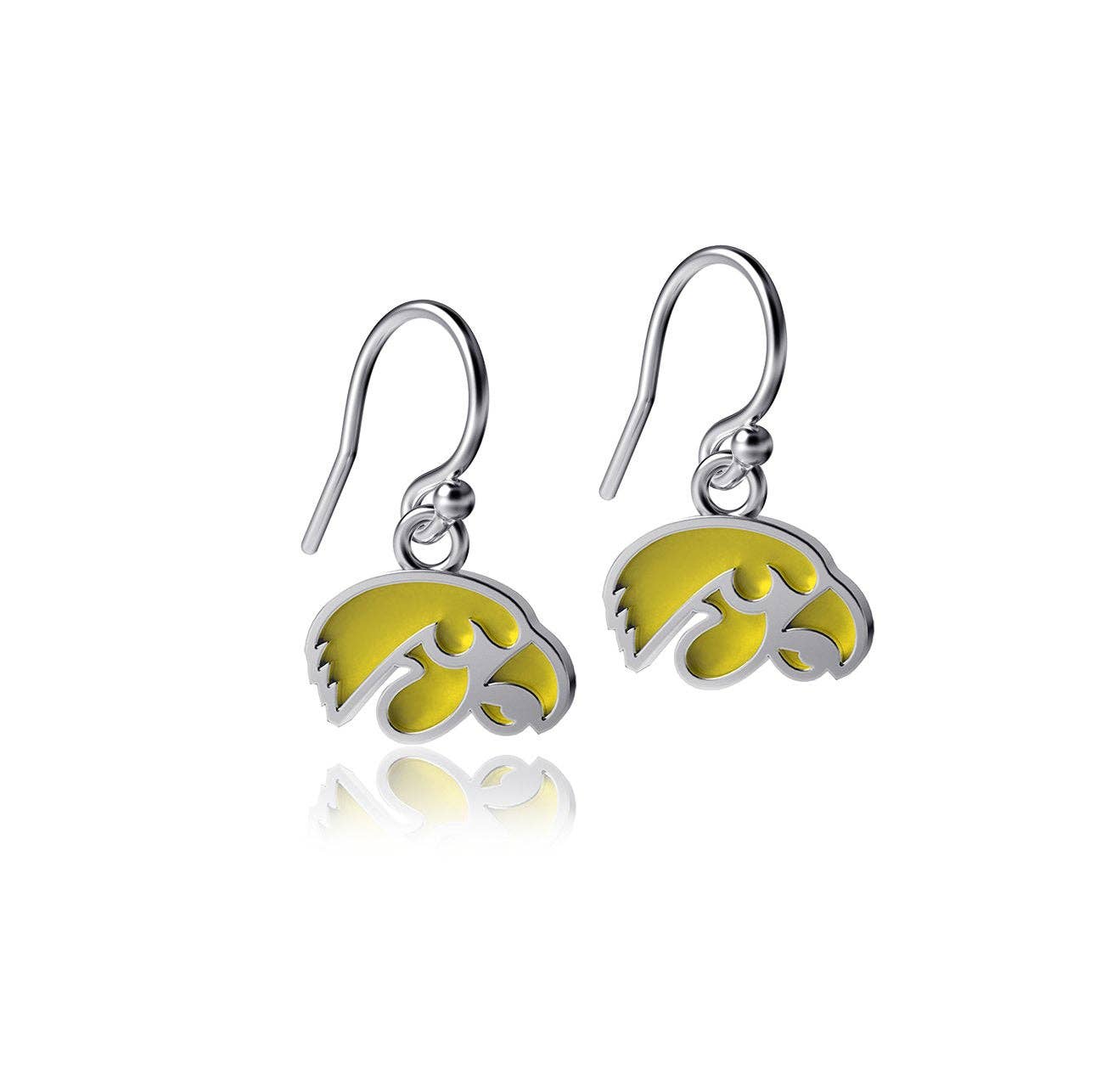 Catherine's Game Day University of Iowa Dangle Earrings - Enamel