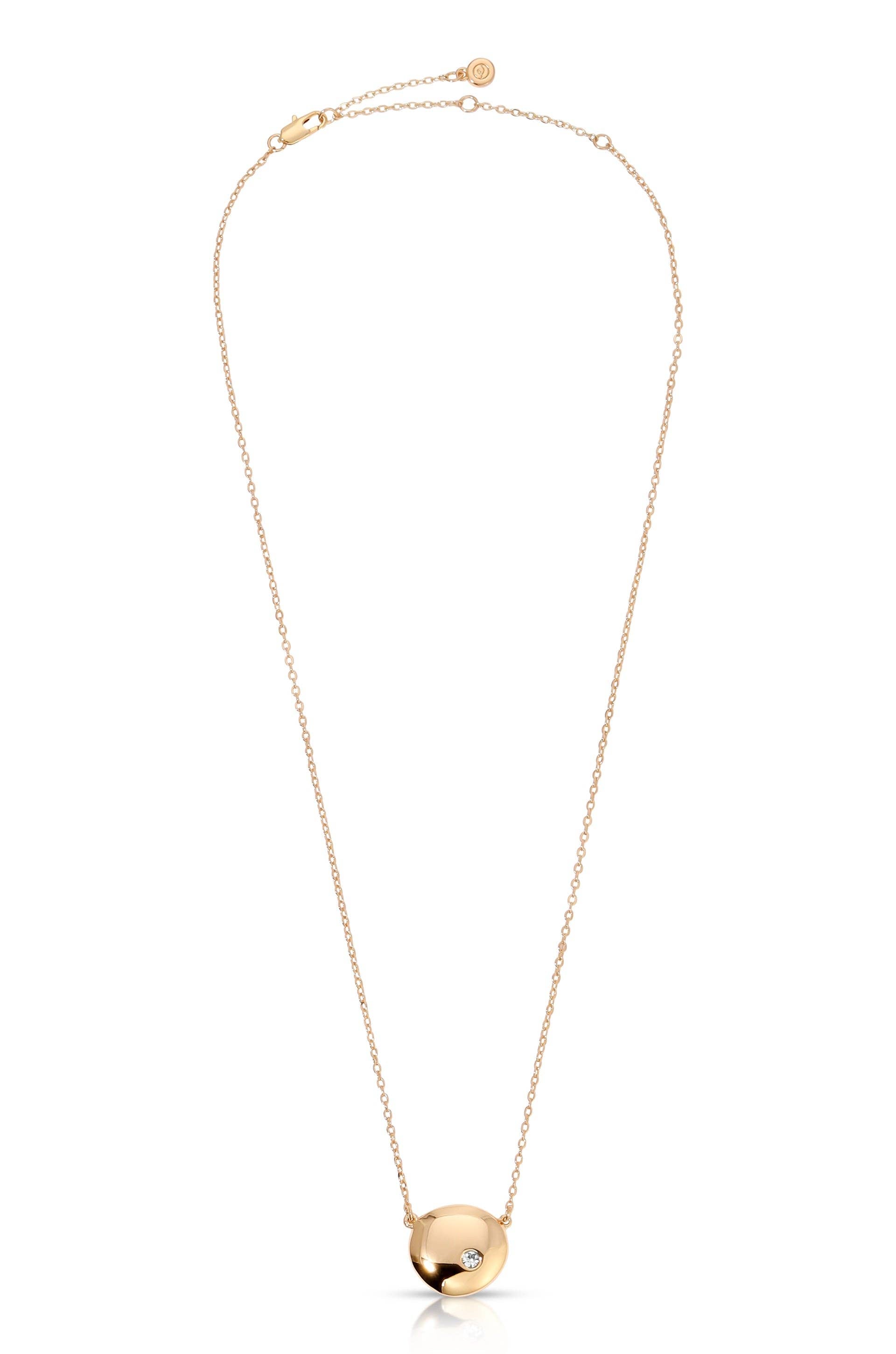 Ettika Polished Pebble Pendant Necklace