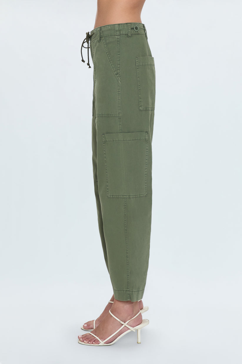 Pistola Sabrina Curved Utility Pant - Meadow