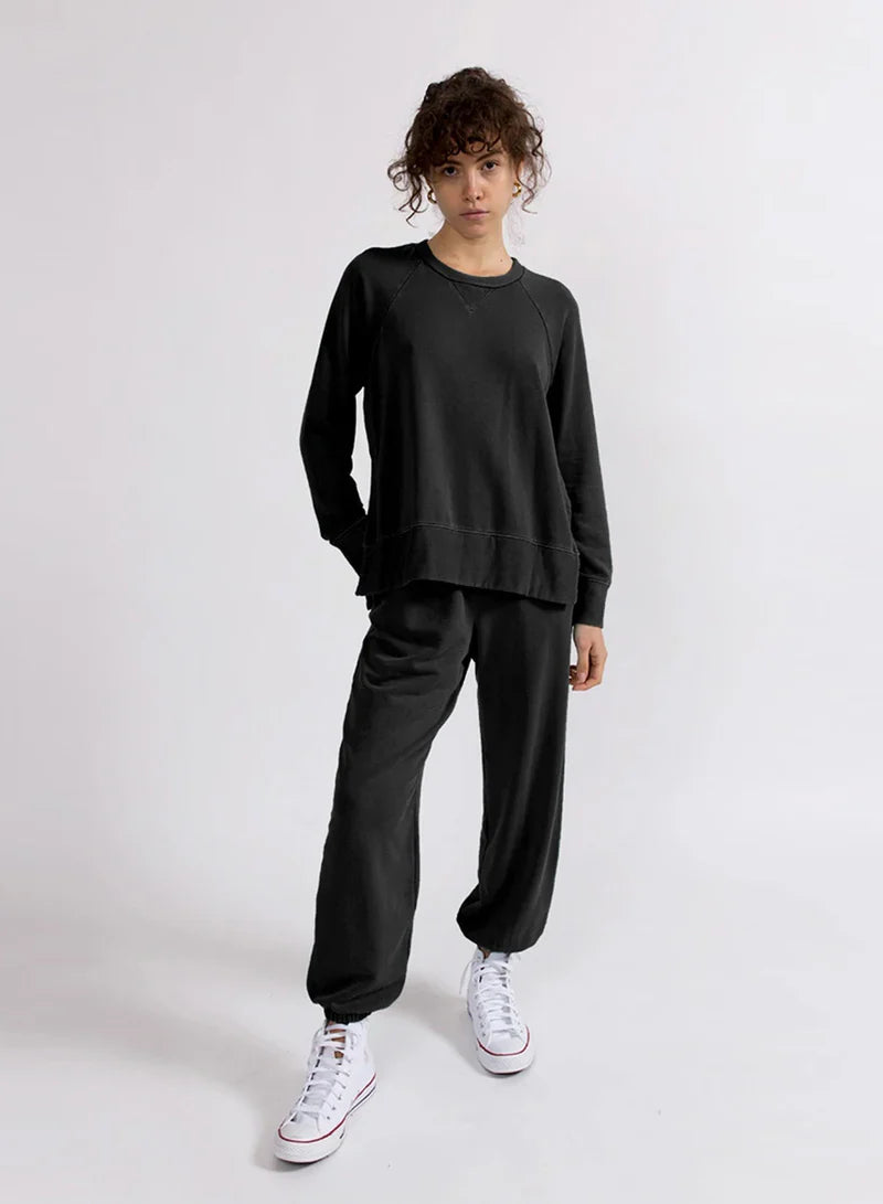 Stateside Softest Fleece Raglan Side Slit Sweatshirt 2091