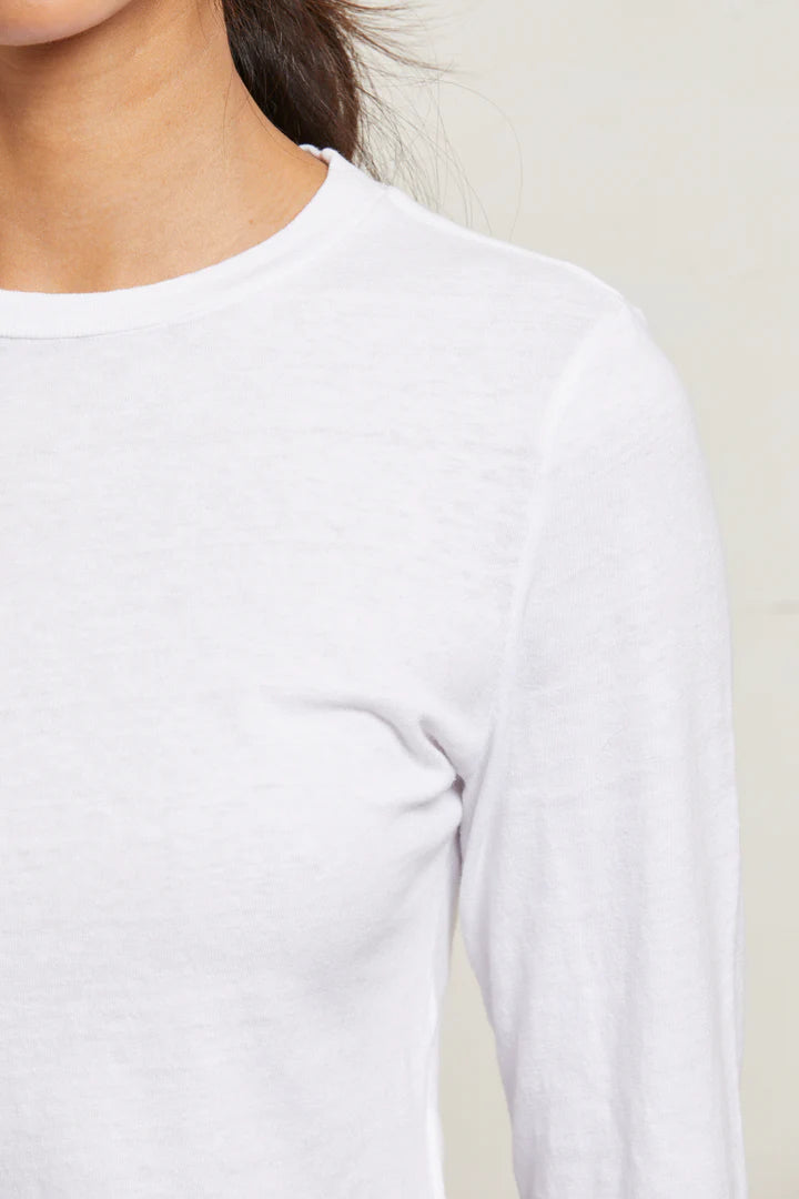 Perfect White Tee Jamie Recycled Cotton Long Sleeve Tee