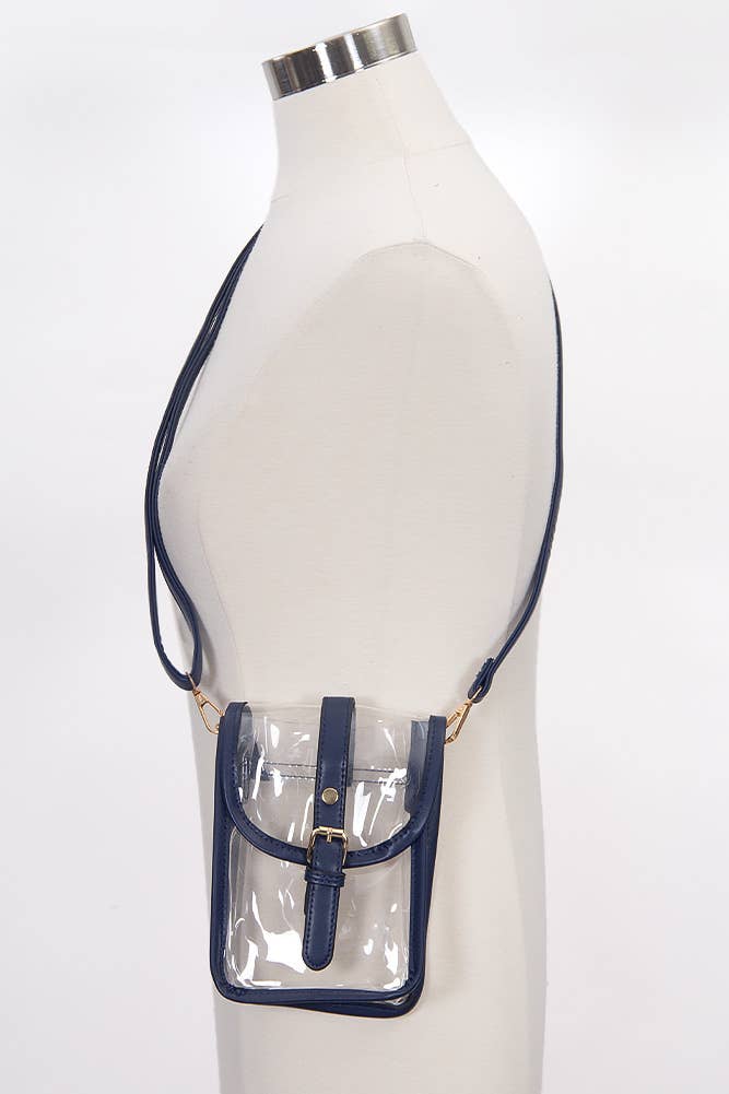 Catherine's Game Day Clear Cross Body Stadium Concert Transparent Handbag