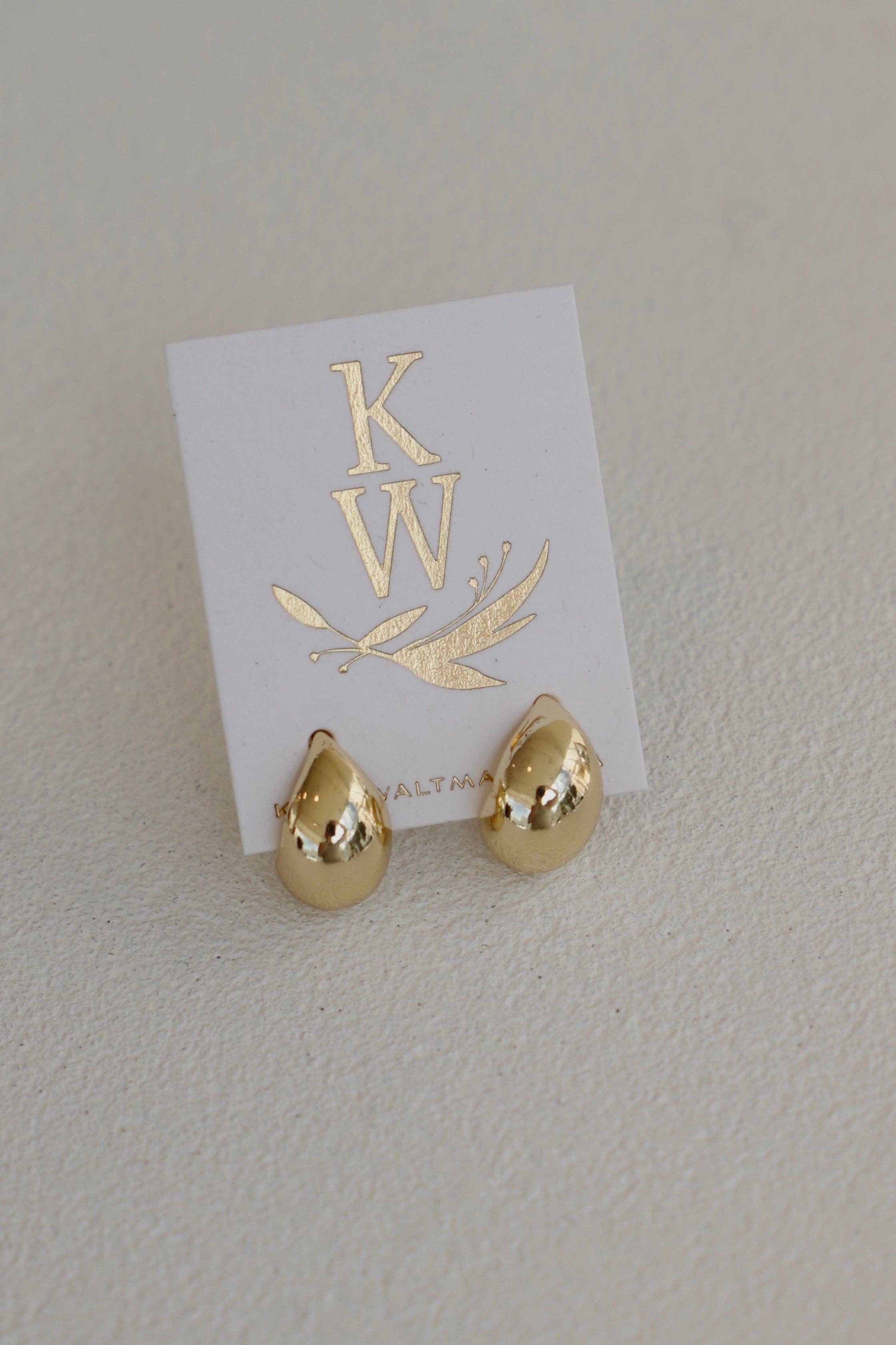 Katie Waltman Gold Dome Earring