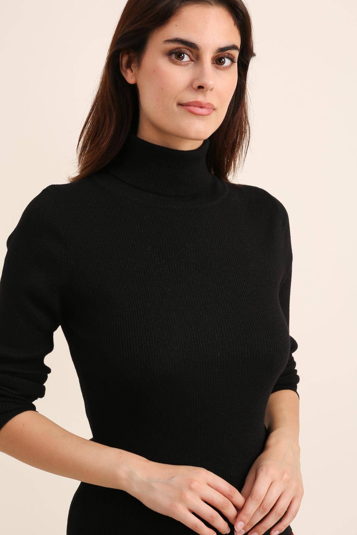 Carmine Paris Ribbed Turtleneck Sweater 8802