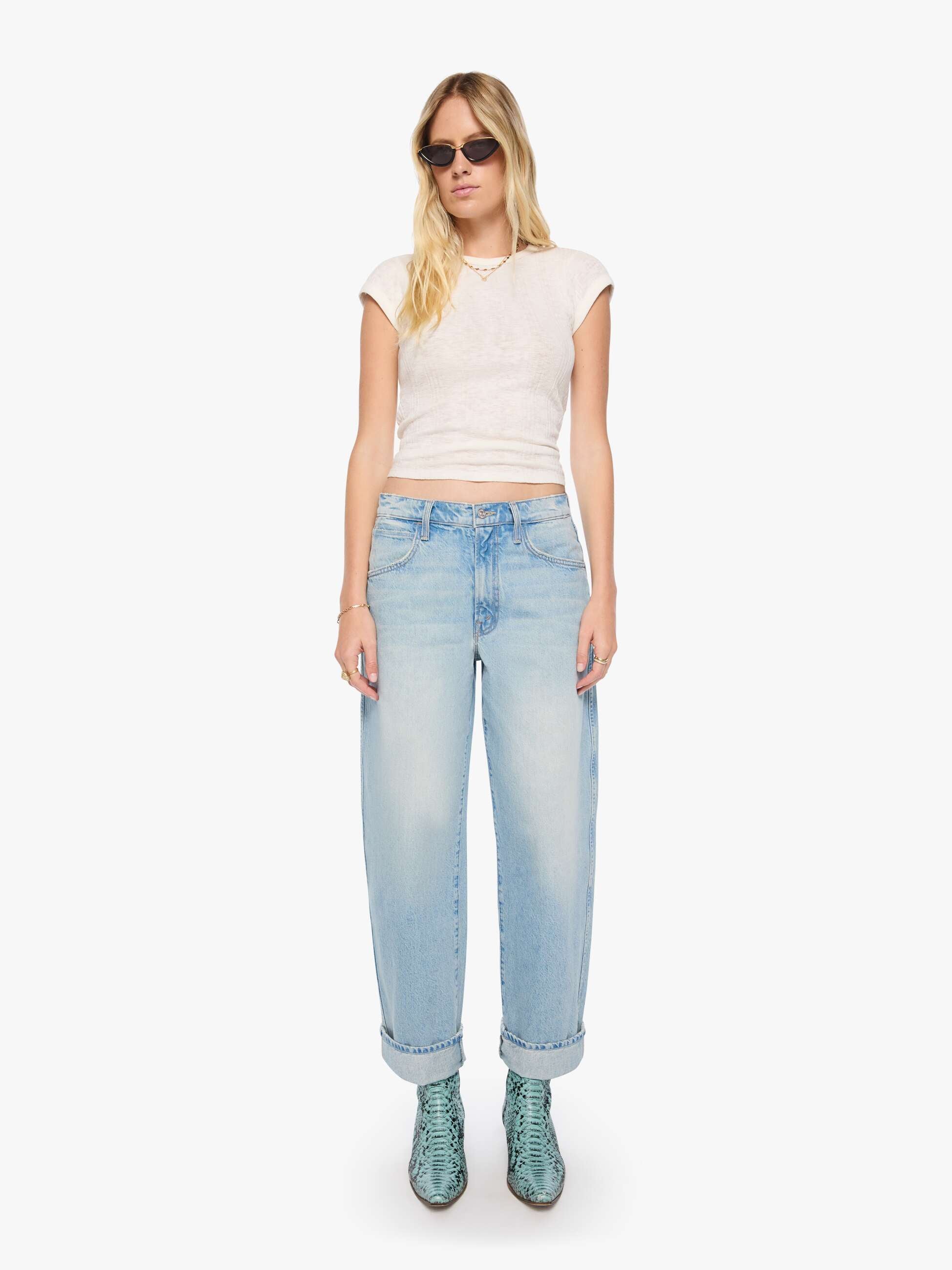 MOTHER The Delinquent Ankle Cuff 12738-313-THW