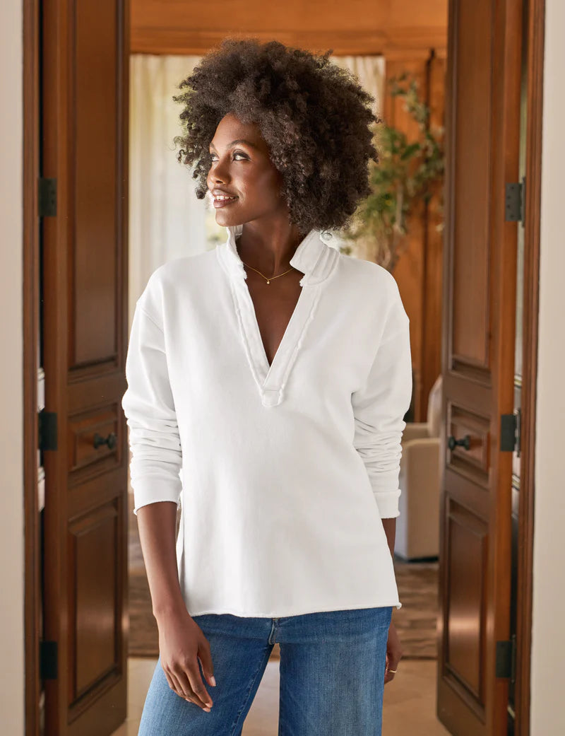 Frank & Eileen Patrick Popover Henley Triple Fleece