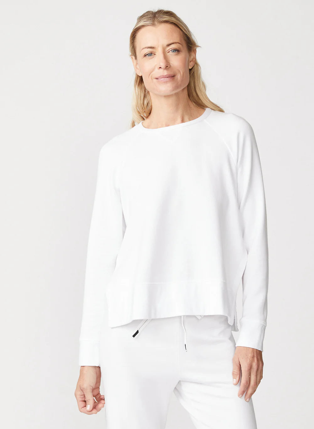 Stateside Softest Fleece Raglan Side Slit Sweatshirt 2091