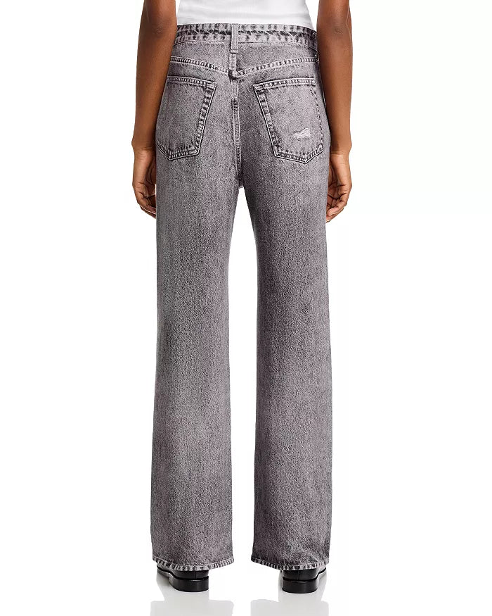 Rag & Bone Miramar Shea Relaxed Straight - Raven