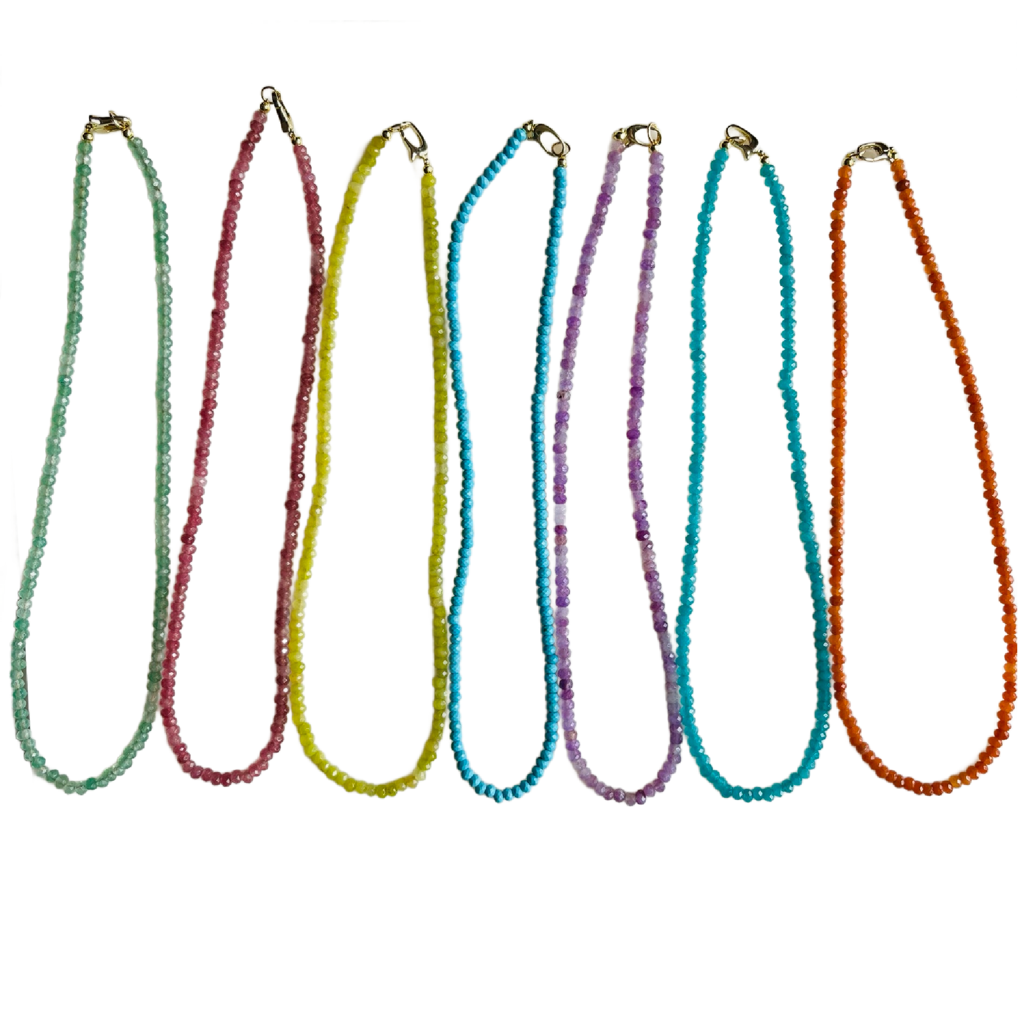 Market and King Dainty Candy Gemstone Necklace