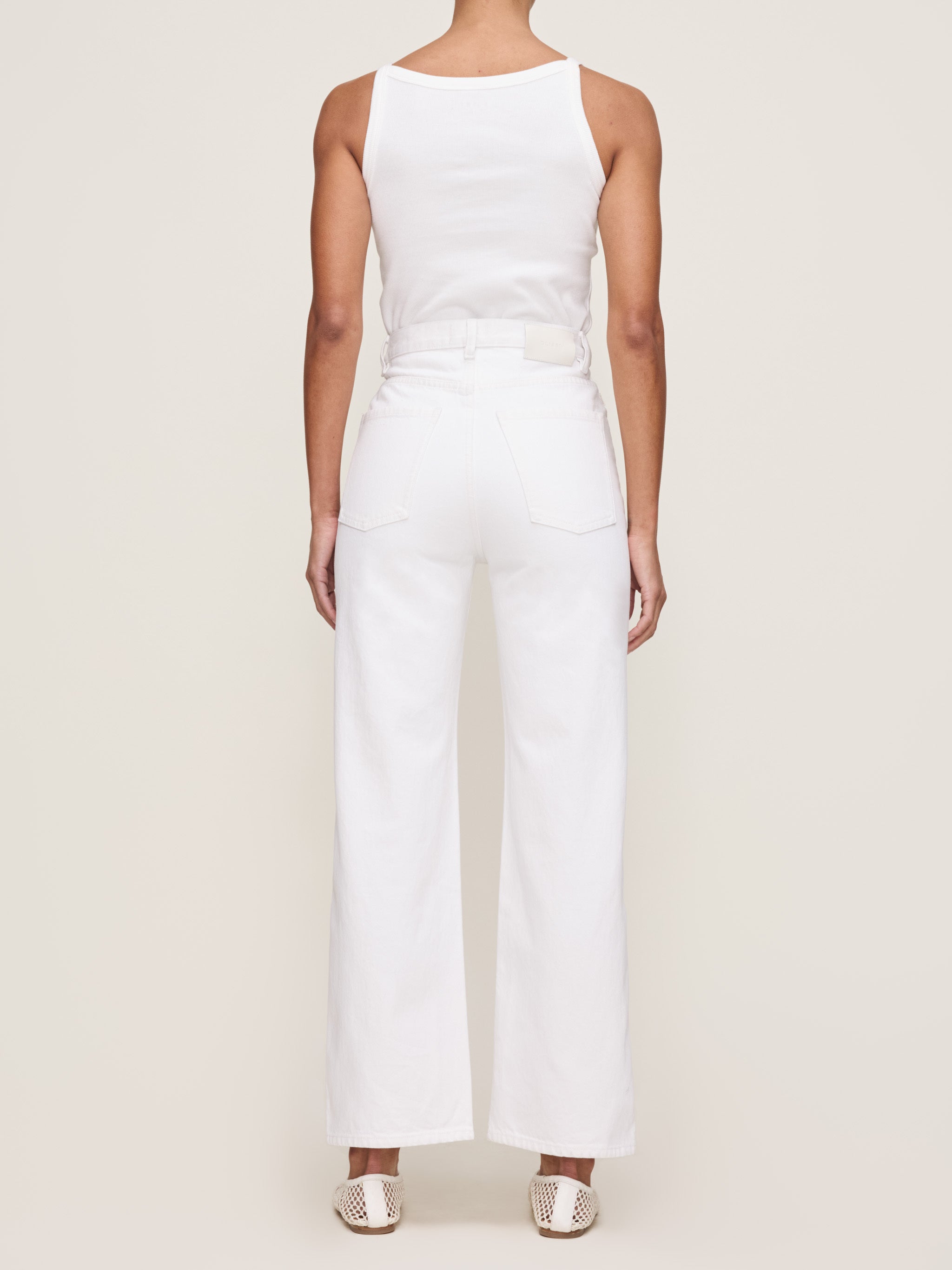 DL1961 Karmine Refined Wide Leg High Rise 28" Jeans