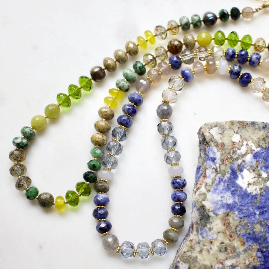 a.v. max Gemma Medium Rondelle Necklace 9044N