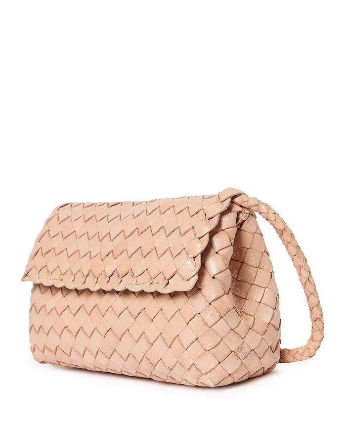 Loeffler Randall Vinnie Mini Woven Crossbody - Desert Sand