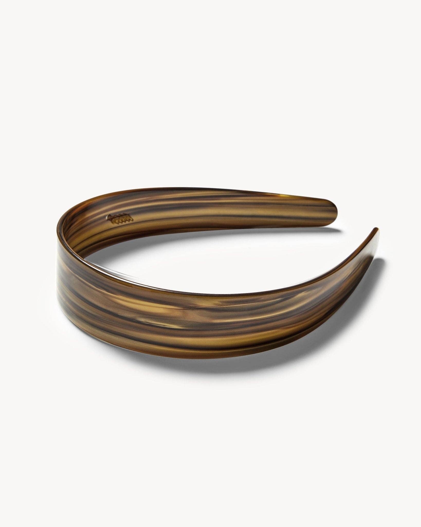 MACHETE Wide Headband in Tiger's Eye 026310