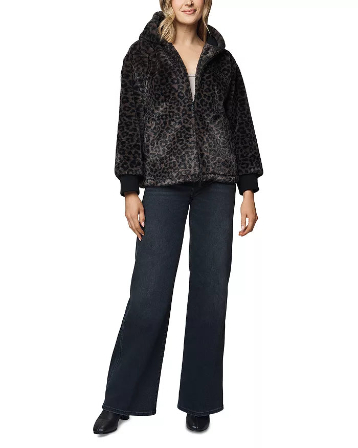 Splendid Lucia Fur Zip Up Jacket RF5J141