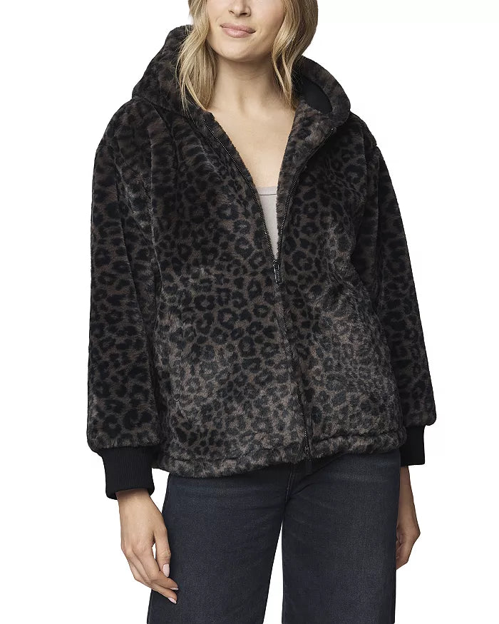 Splendid Lucia Fur Zip Up Jacket RF5J141