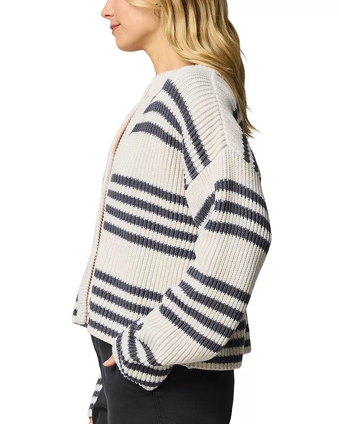 Splendid Alexandra Stripe Cardigan Moonstone/Ink RW5K911