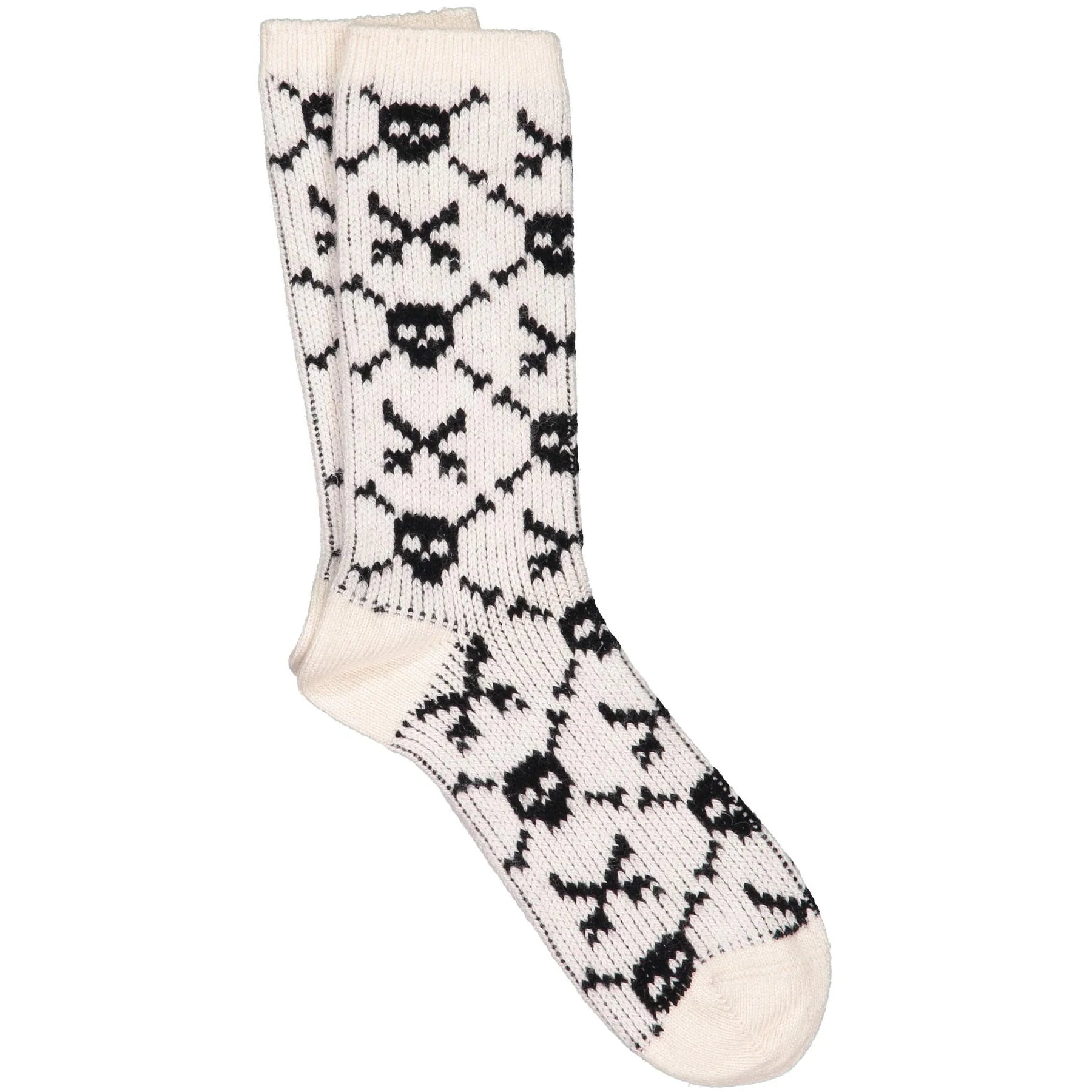 ILUX Bonny Jacquard Skull Sock