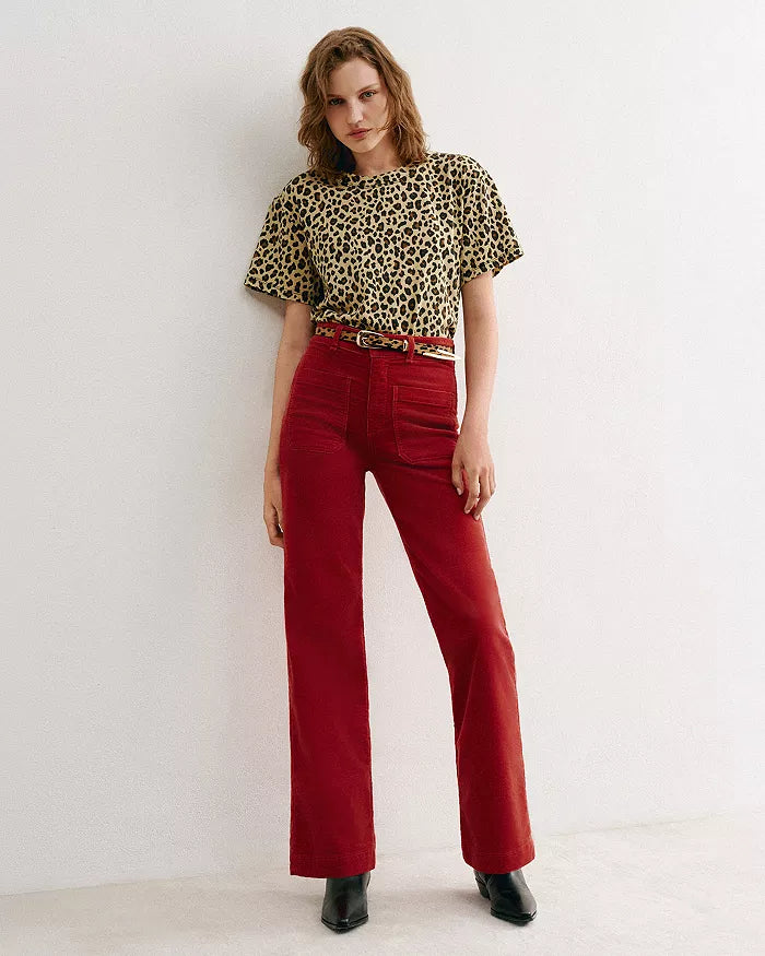 ASKKNY Shrunken Boy Tee Leopard W0169T082ST