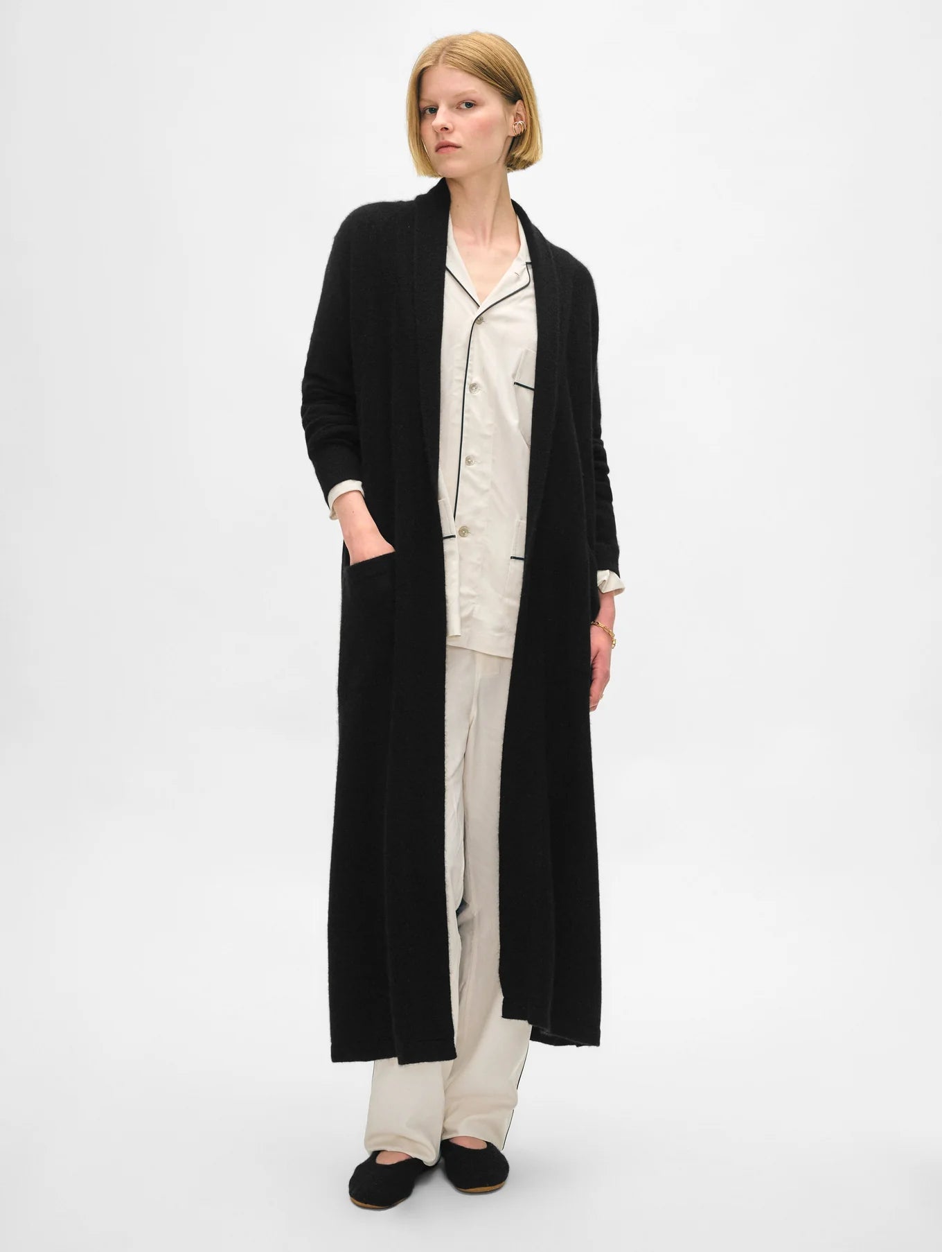 White + Warren Long Cashmere Robe 16804