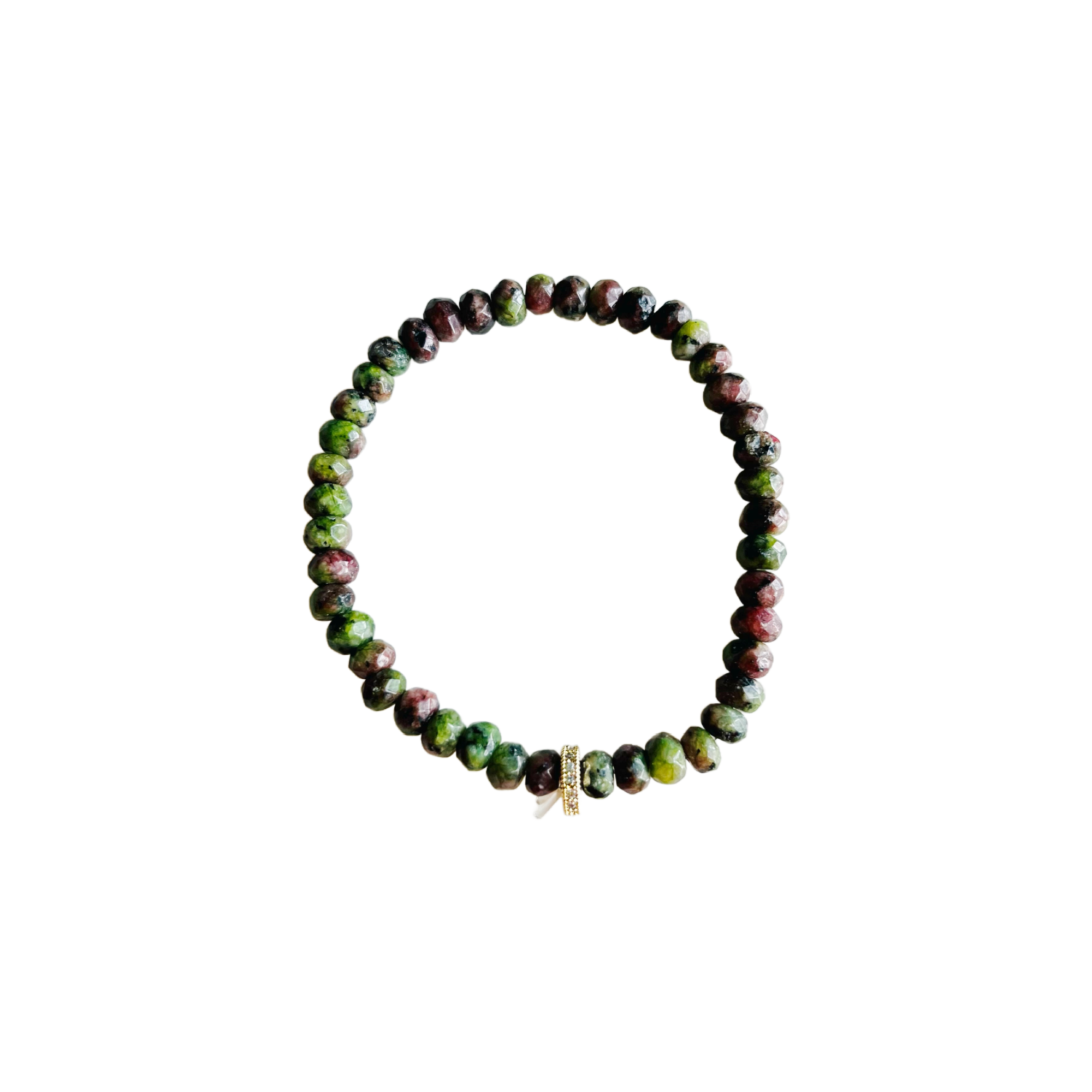 Market and King Candy Stretch Gemstone Bracelets