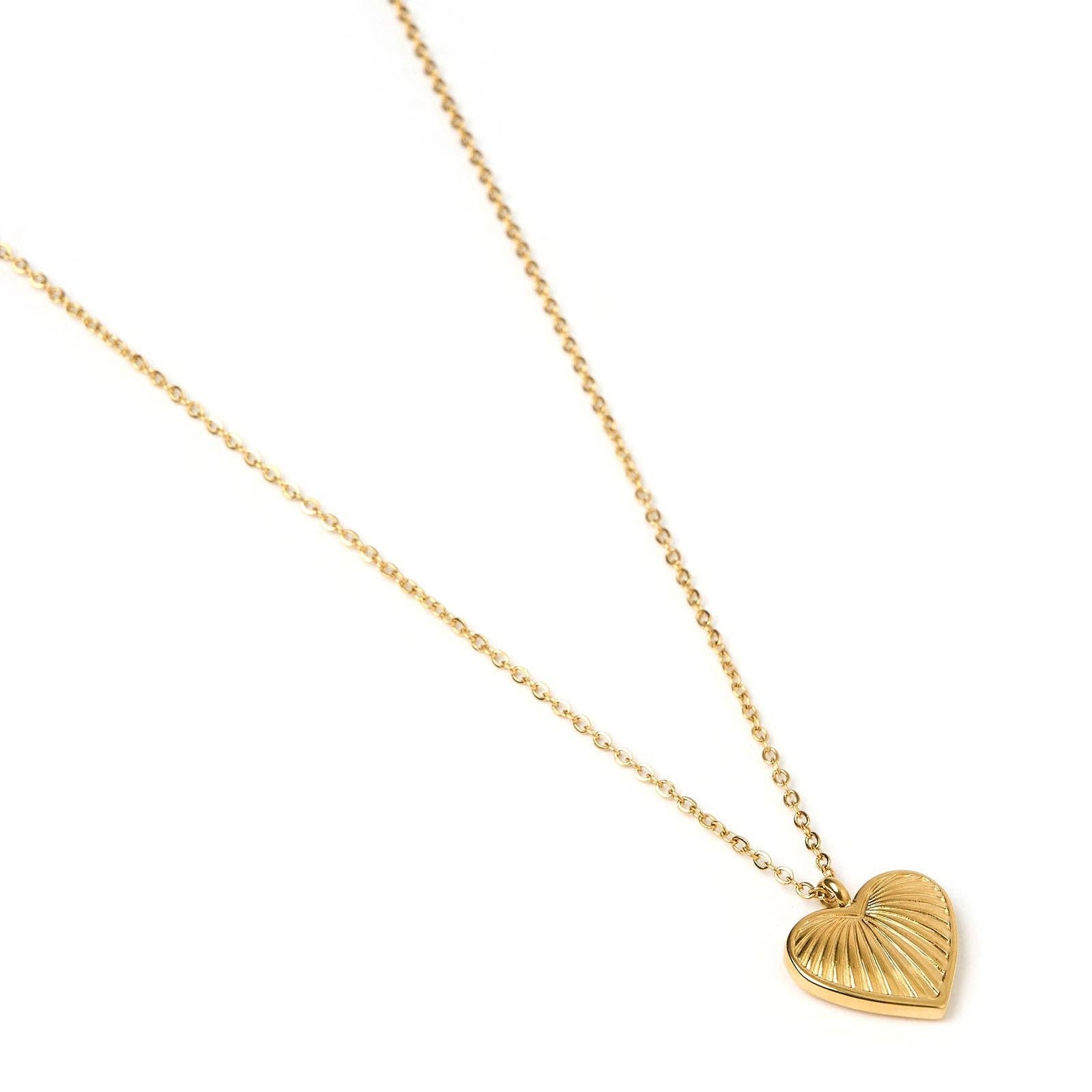 Arms of Eve Jasmine Gold Heart Necklace