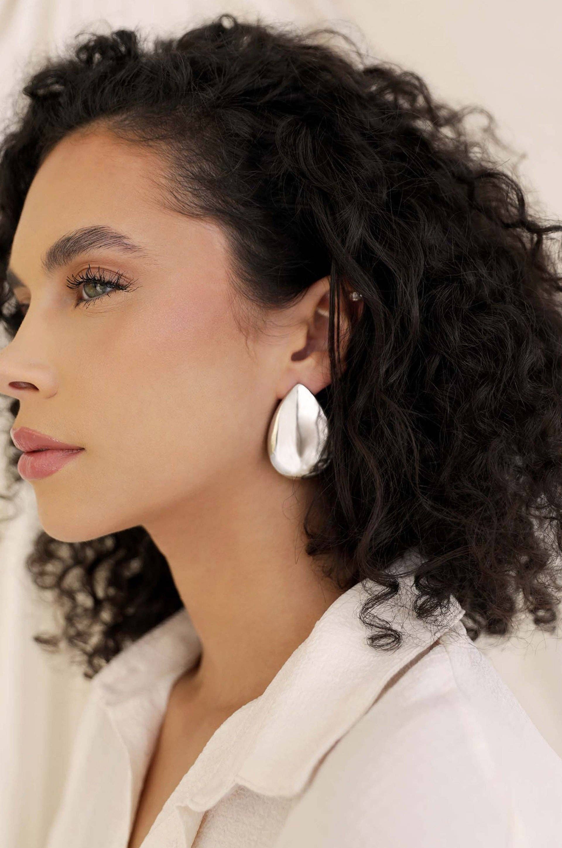 Ettika Statement Tear Drop Earrings