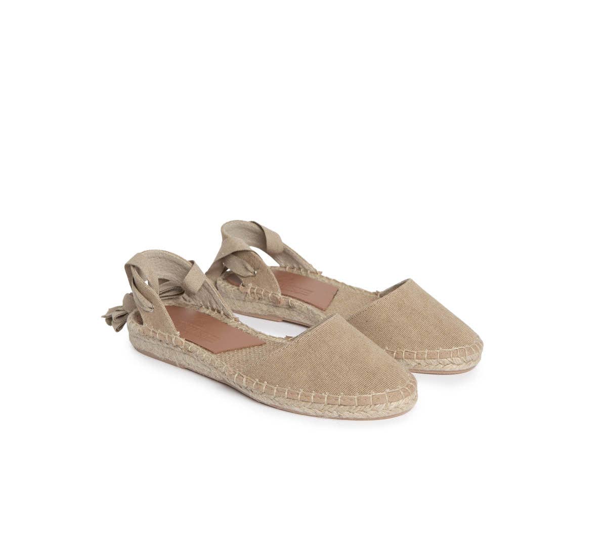 Spanish Espadrilles Elena Sand with Laces BP1987