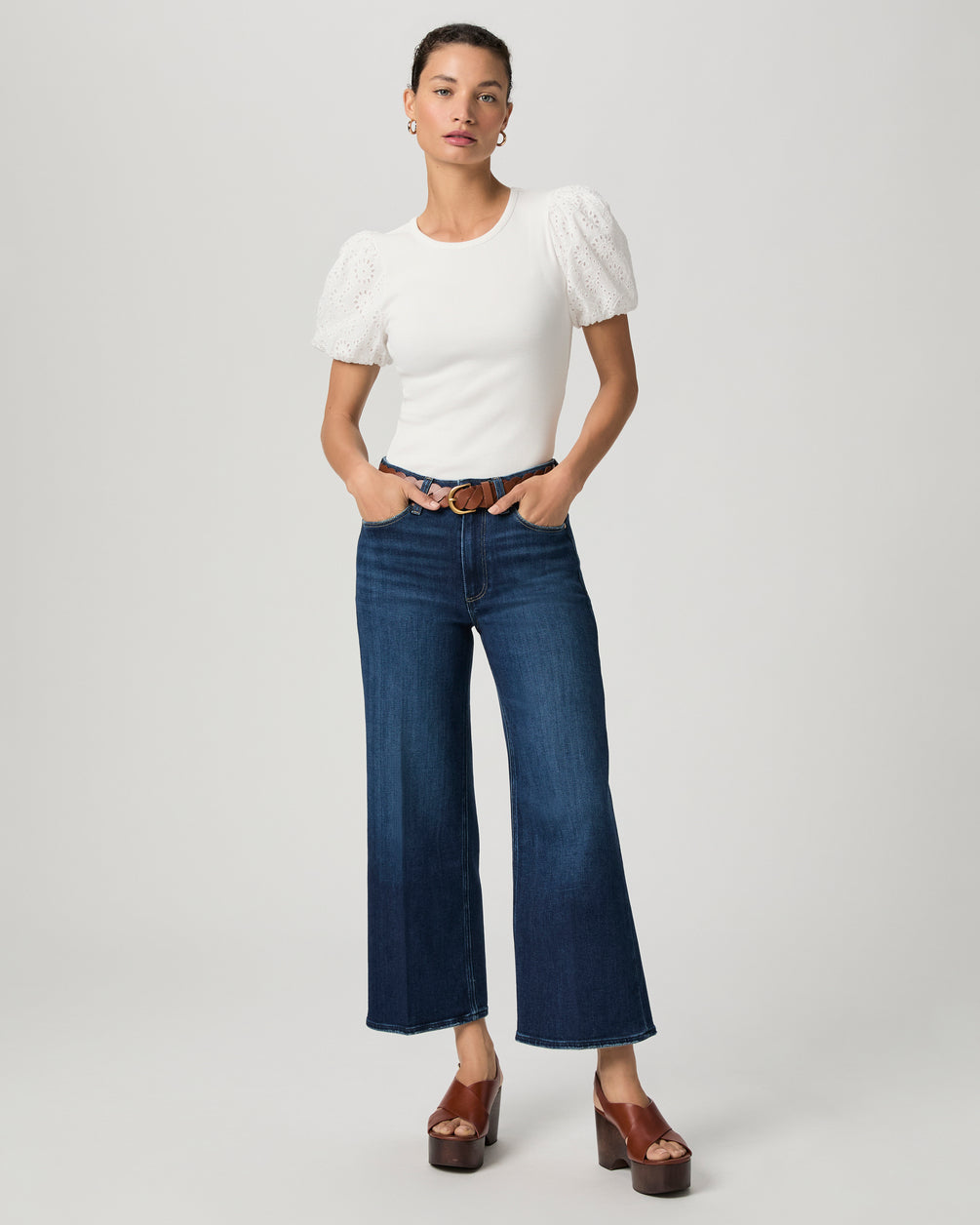 Paige Anessa Wide Leg Jean