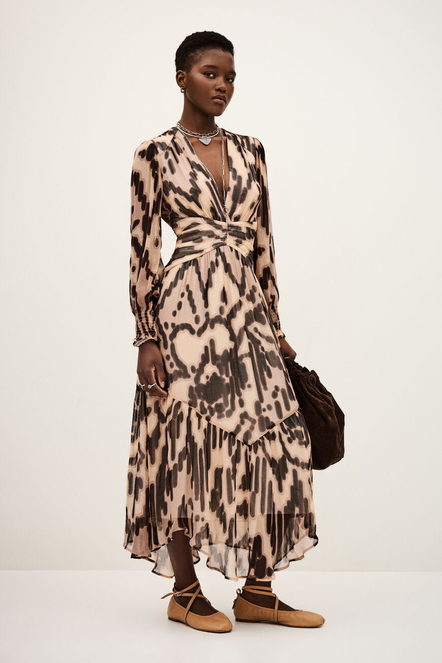 BA&SH Amour Midaxi Dress