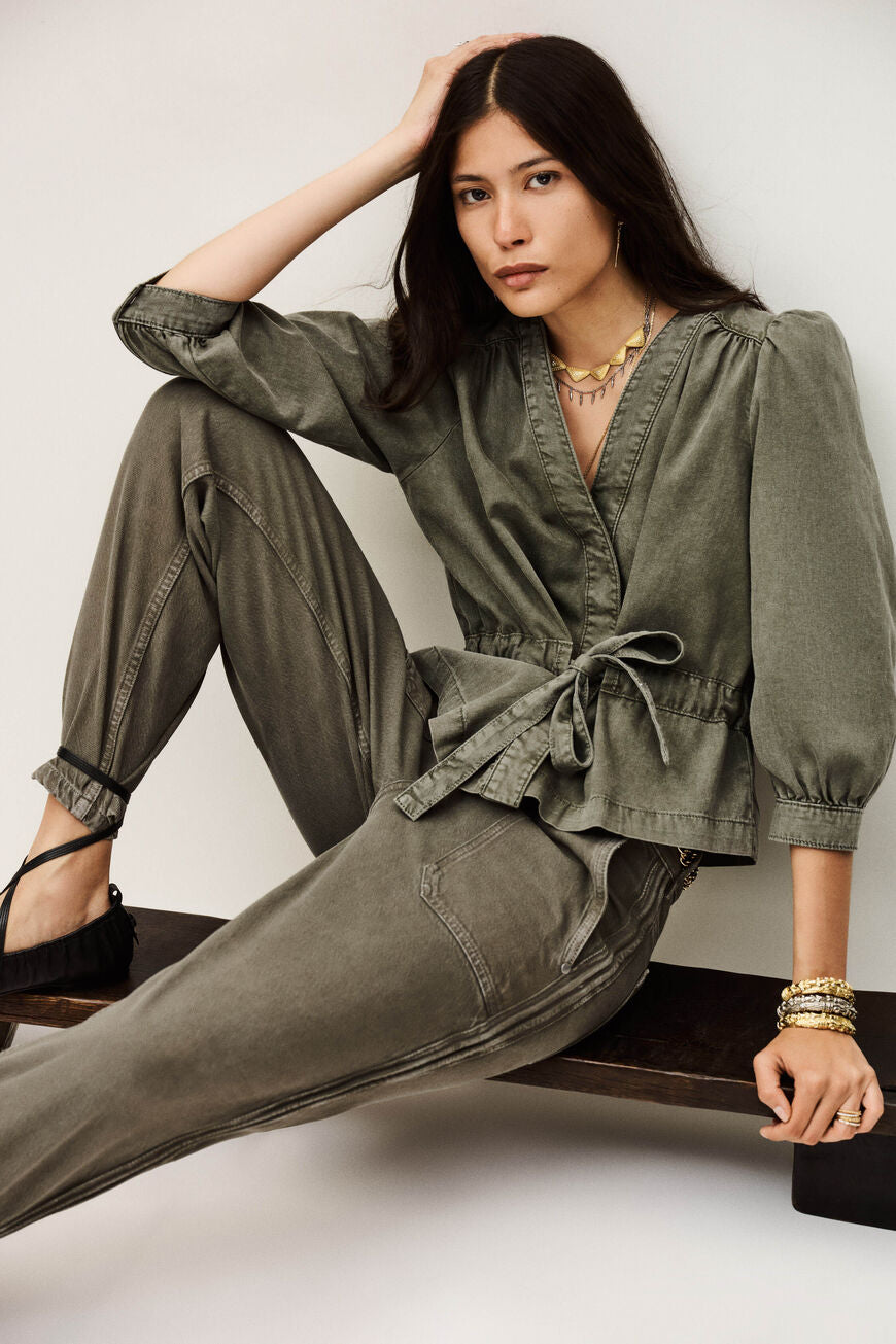 BA&SH Olavina Wrap Top