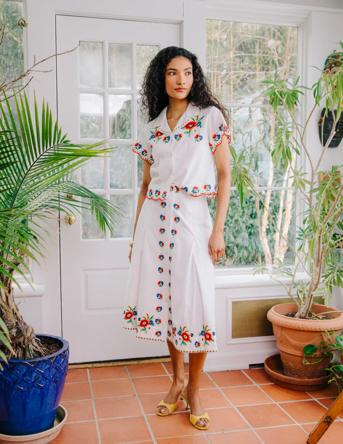 Love the Label Berri Midi Skirt