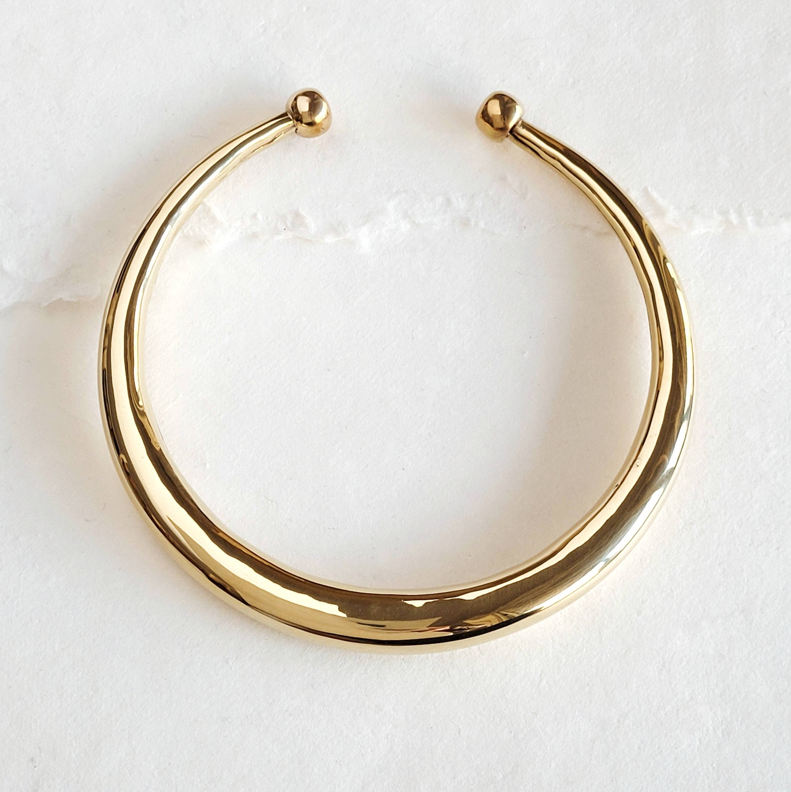 Bisjoux Brass Collar Necklace