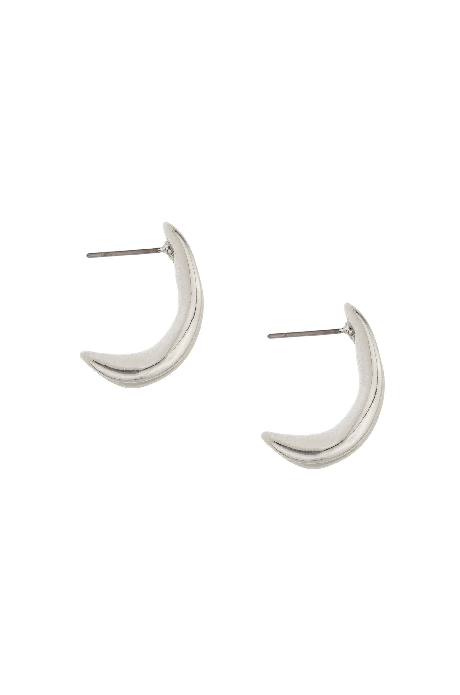 Ettika Curved Stud Earrings