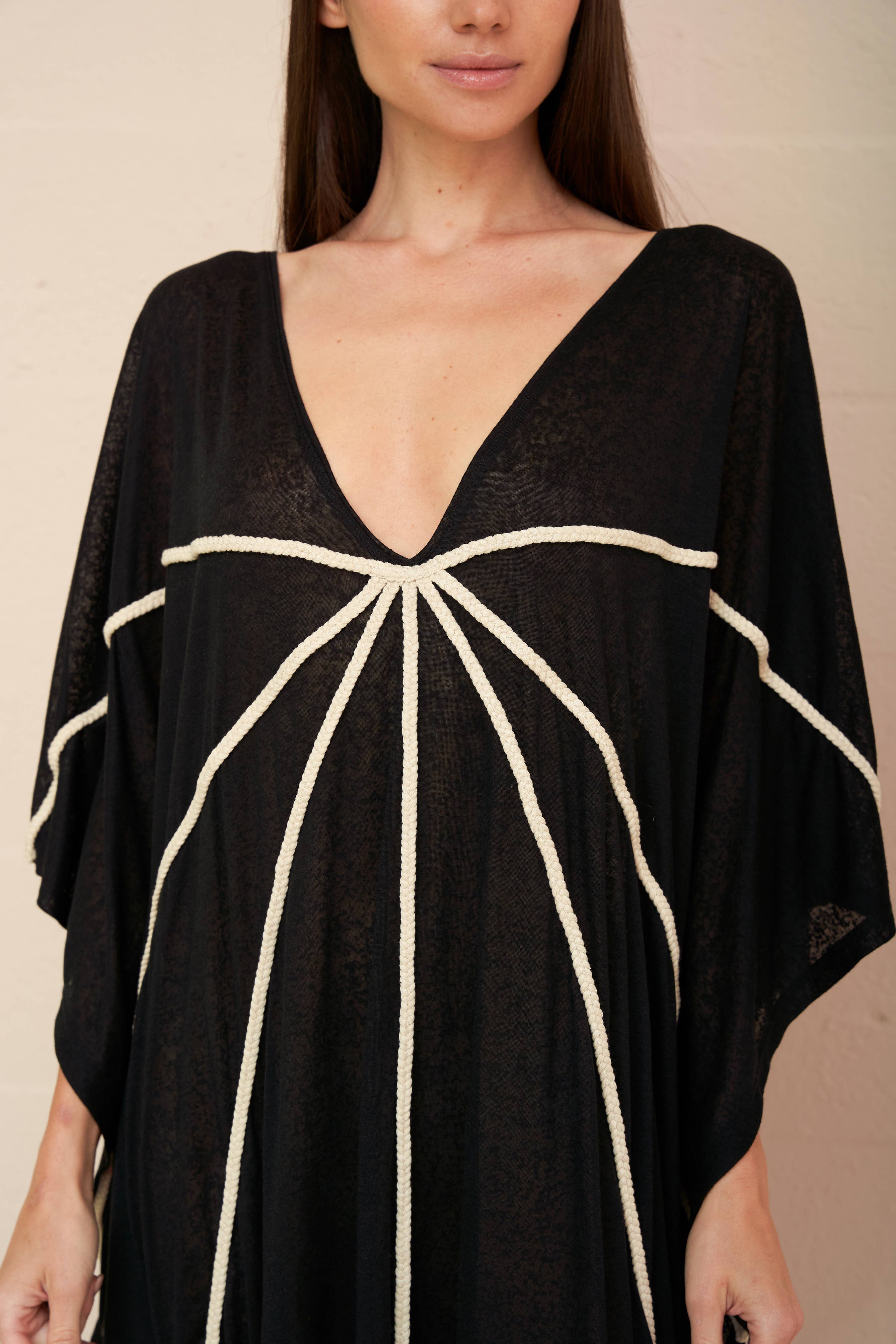 Pitusa Braided Front Kaftan