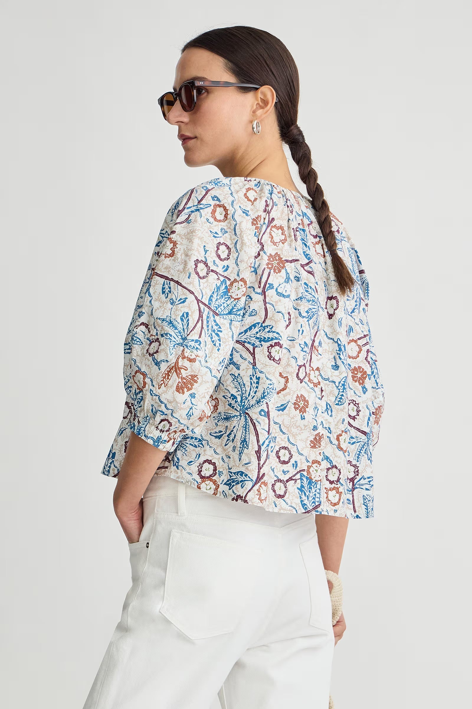 Apiece Apart Nele Lantern Sleeve Top