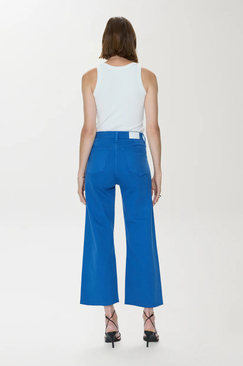Pistola Penny Crop High-Rise Wide Leg Jean