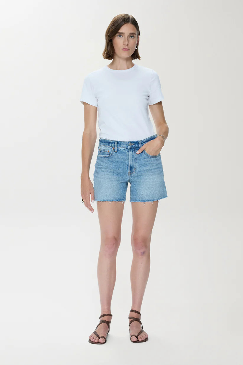 Pistola Kennedy Relaxed Mid-Rise Cut-Off Short