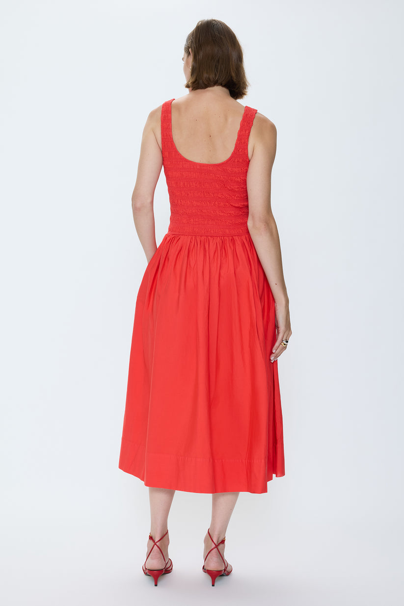 Pistola Alessia Smocked Drop Waist Dress