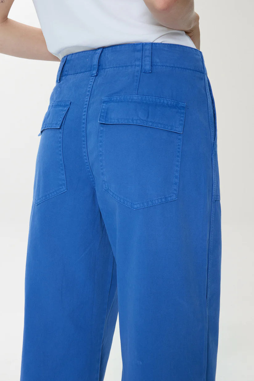 Pistola Wren Relaxed Straight Utility Pant- Ciel