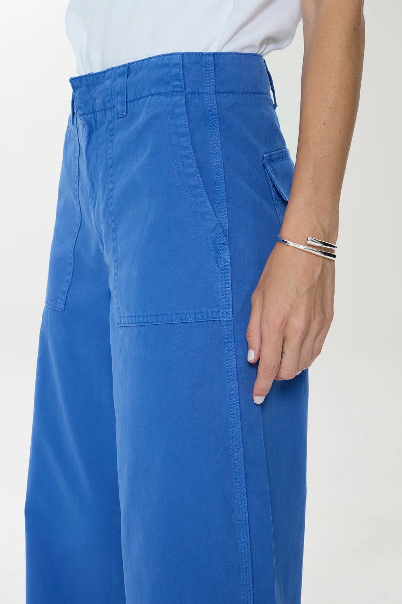 Pistola Wren Relaxed Straight Utility Pant- Ciel