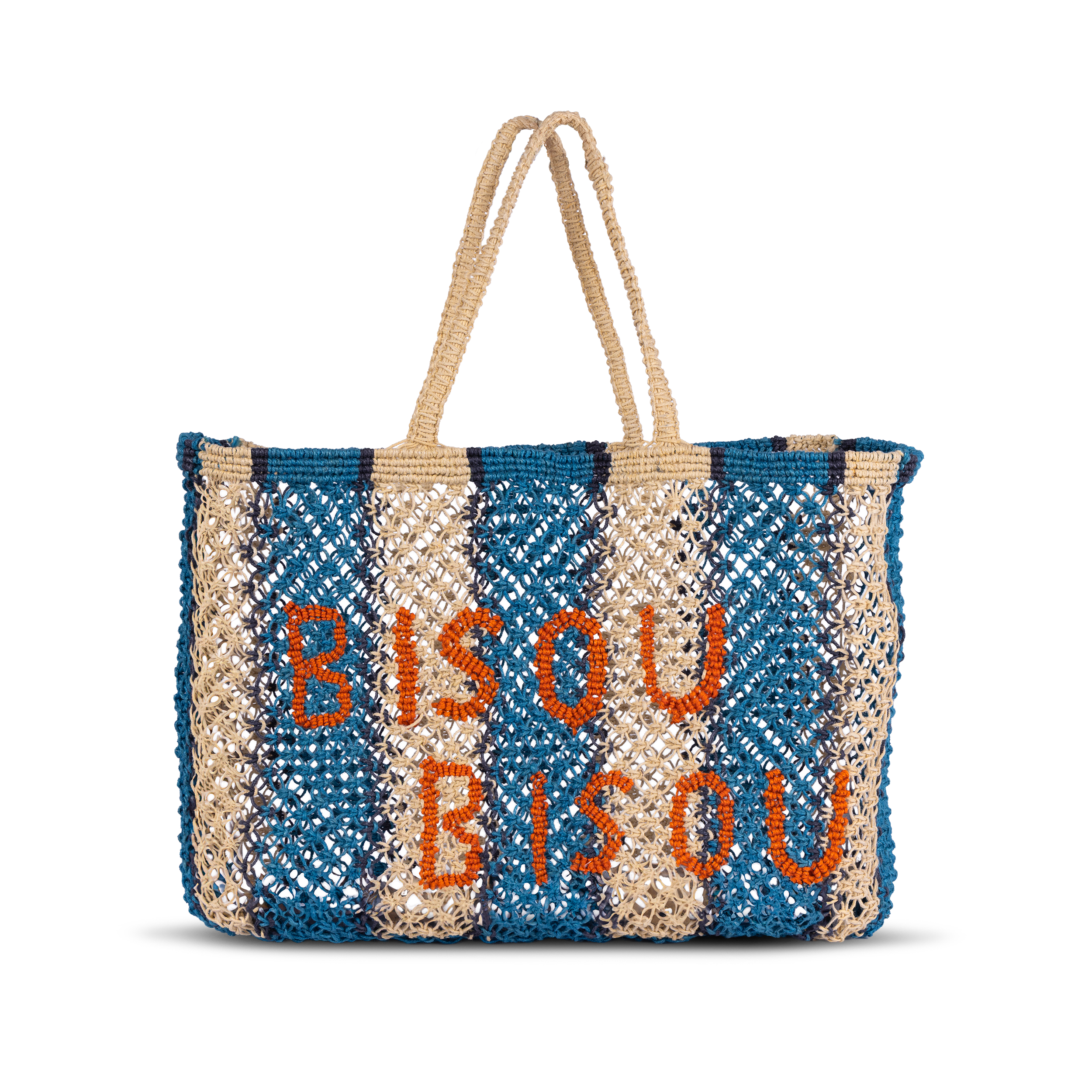 Tin Marin Bisou Bisou Woven Jute Tote