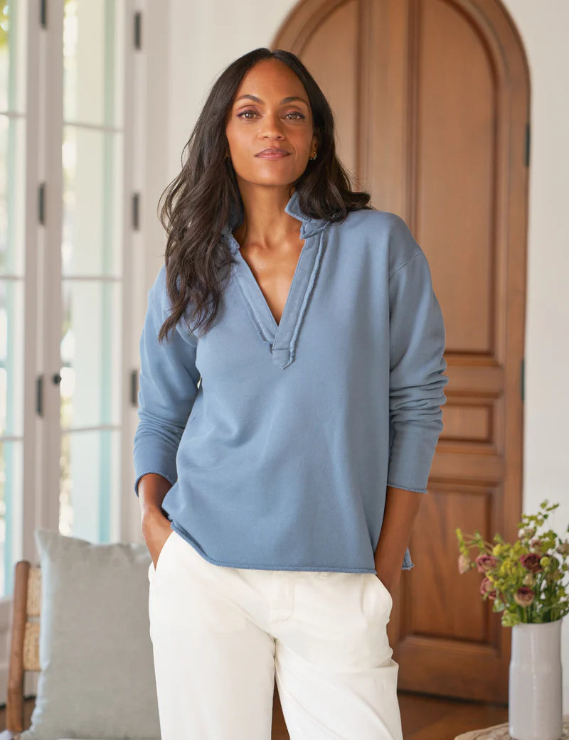 Frank & Eileen Patrick Triple Fleece Popover Henley