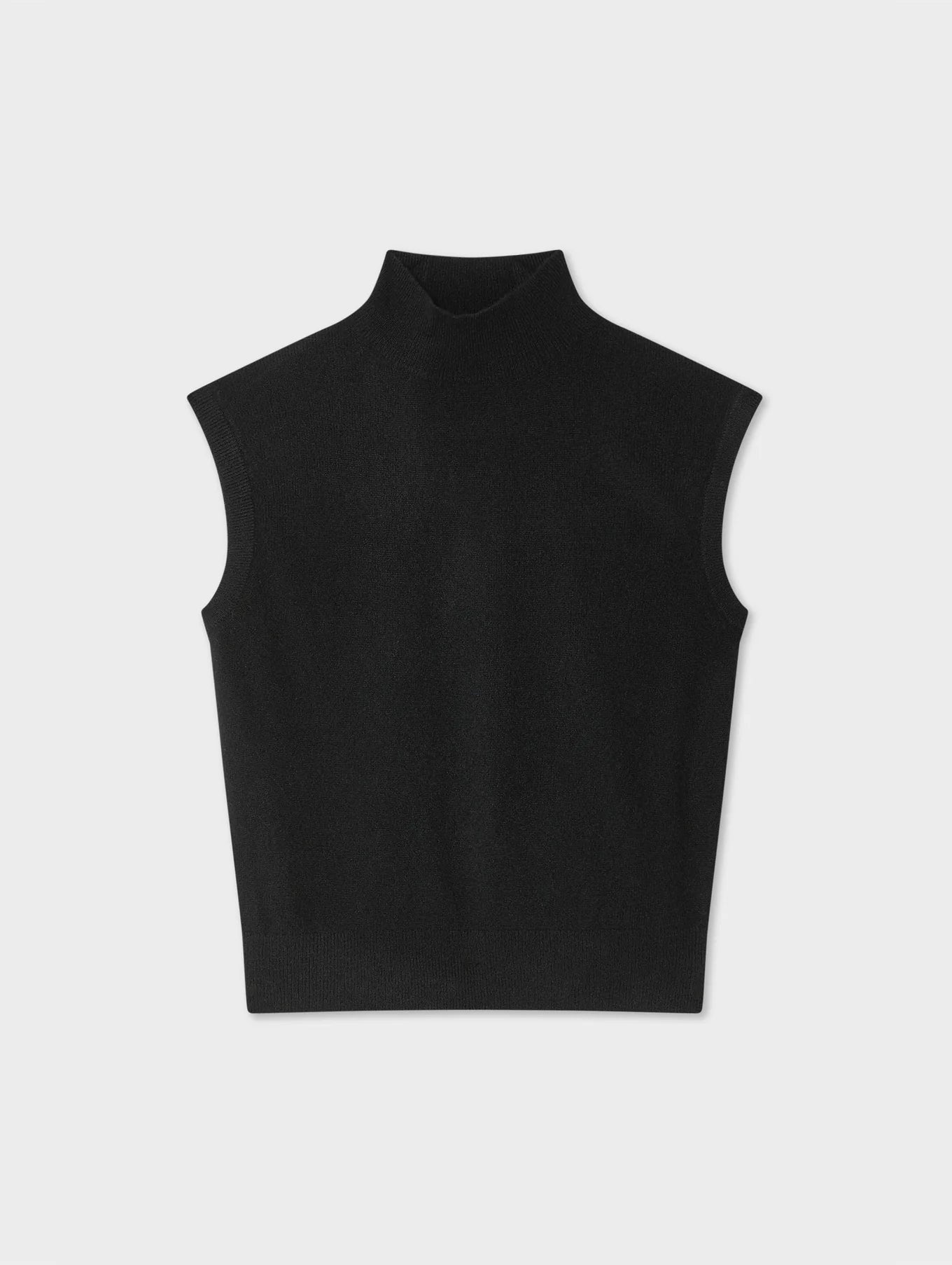 White + Warren Cashmere Sleeveless Mockneck 21067