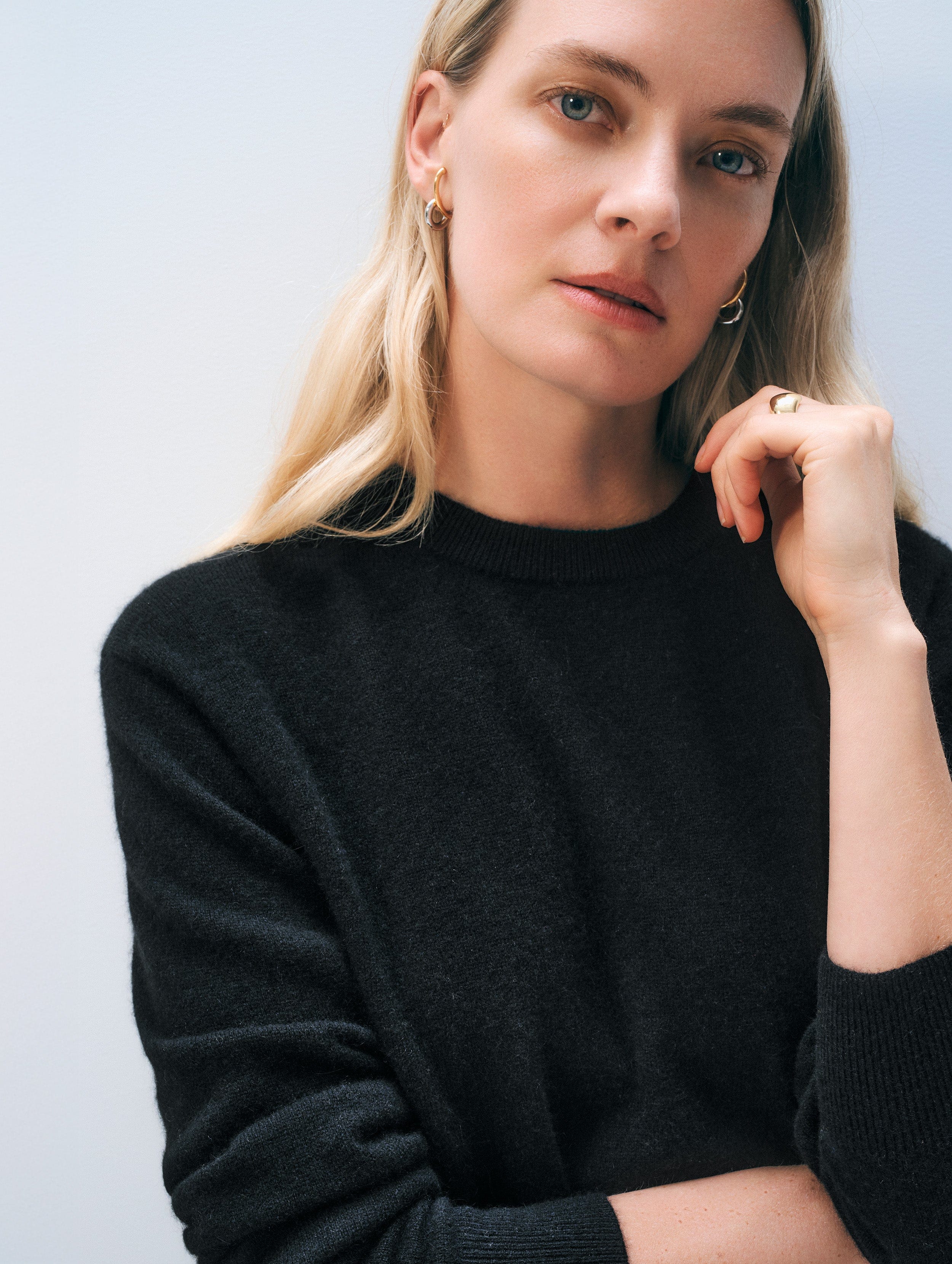White + Warren Cashmere Crew 21085