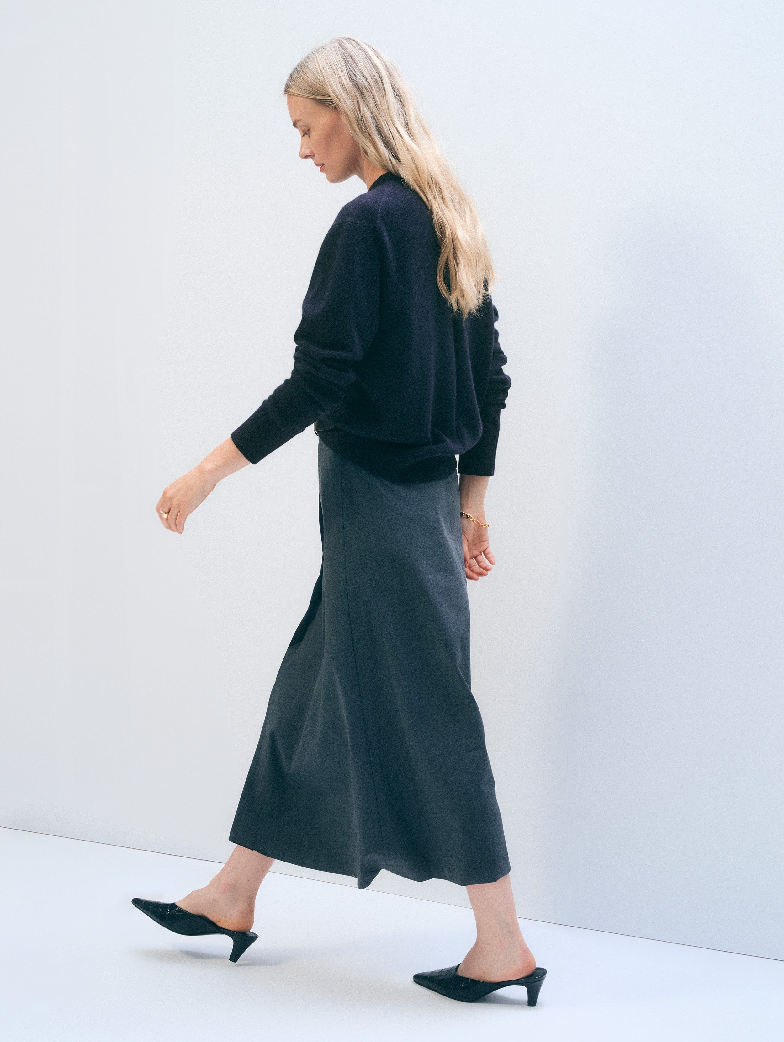 White + Warren Cashmere Crew 21085